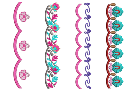 Delicate Floral Borders: A Review for Business Use