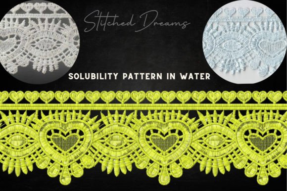 Elegant Aqua Jubilee Blossoms Embroidery