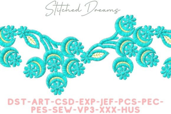 Exquisite Floral Motifs for Elegant Borders