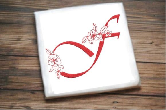 F Floral Monogram Letter: A Touch of Elegance
