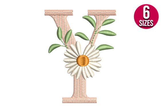 Floral Alphabet Letter Y: A Perfect Seasonal Embroidery