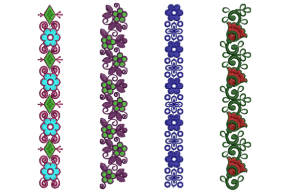 Floral Borders Set: A Versatile Design for Business