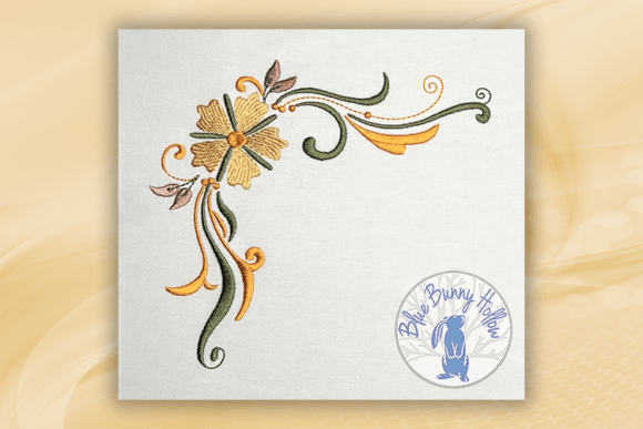 Floral Corners 4: A Versatile Embroidery Gem