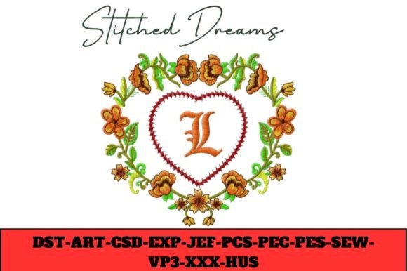 Floral Heart Letter L: A Perfect Seasonal Touch