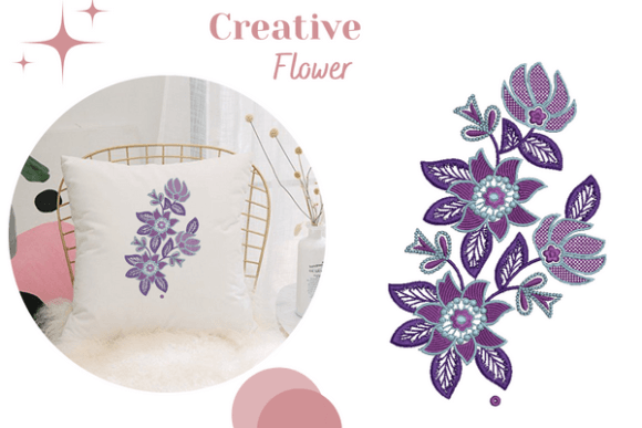 Floral Patch: A Charming Addition to Any Fabric