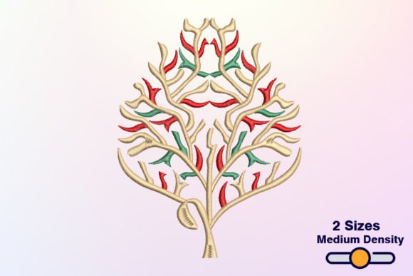 Floral Tree: A Versatile Embroidery Design