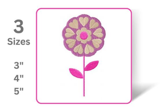 Pink Flower: A Versatile Design for Your Embroidery Shop