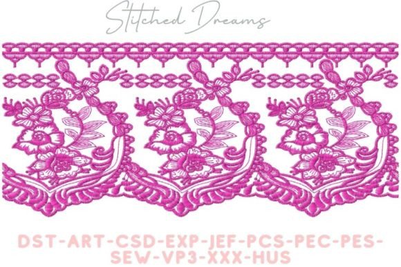 Stunning Beautiful Border Embroidery Design
