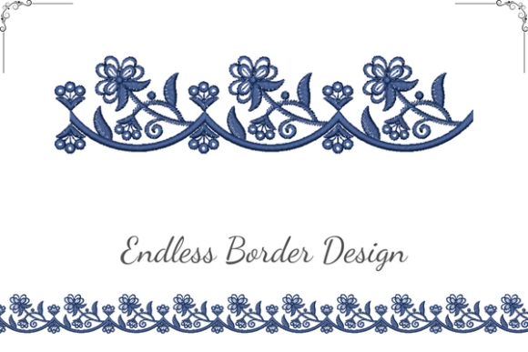 Vintage Floral Border: A Charming Addition